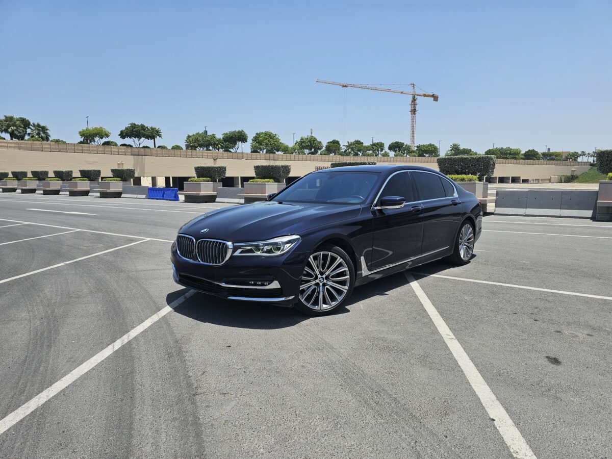 BMW 740Li 2017 Blue.